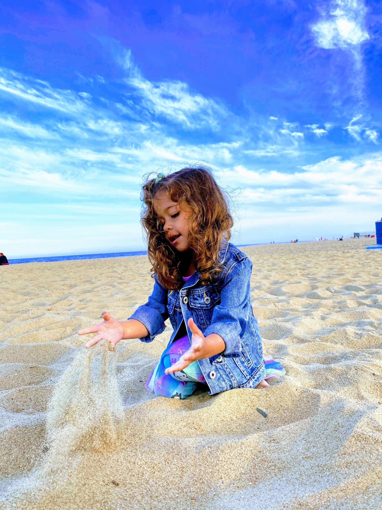 Bobby with Charlie on the beach